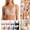 Style1-Beige bras for women, variant on Jelly Bras for Women Plus Size Push up Seamless Wireless Supportive Tshirt Bra Full Coverage Sports Bras High Support No Underwire Everyday Bras Beige M