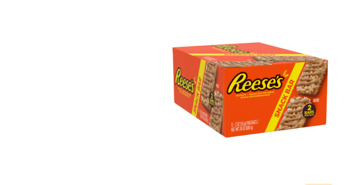 Reese's Snack Bar 2oz  12ct two bars per pack (Peanut Butter Creme, Whole Grain Brown Rice and Peanuts)