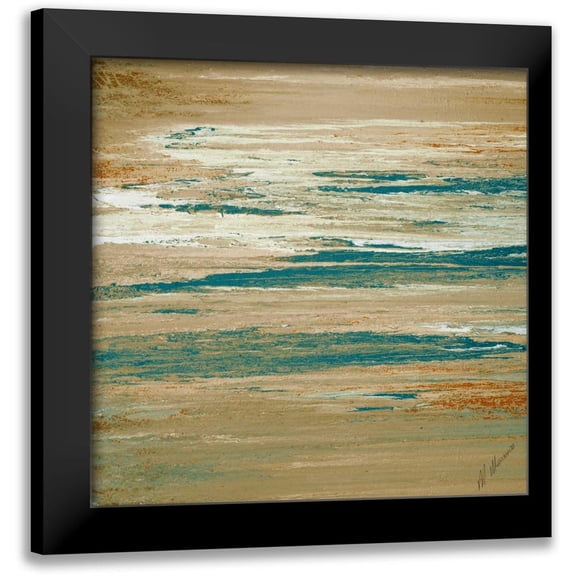 Mercado, M. 12x12 Black Modern Framed Museum Art Print Titled - Fall Sunset