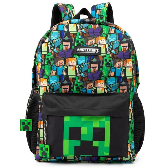 Mochila escolar MINECRAFT color Negro Una talla