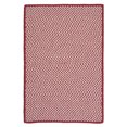 thumbnail image 3 of Colonial Mills 2' x 8' Red And White Rectangular Handmade Braided Area Runner Throw Rug, 3 of 3