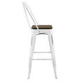 thumbnail image 3 of Promenade Bar Stool Metal Set of 2 White, 3 of 5