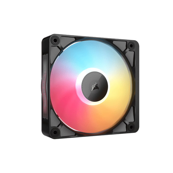 CORSAIR iCUE LINK RX120 II RGB 120mm PWM Fan - Optimized for Quiet Operation - Up to 2,100 RPM - 8 RGB LEDs - Magnetic Dome Bearing - Requires iCUE LINK System Hub (Sold Separately)