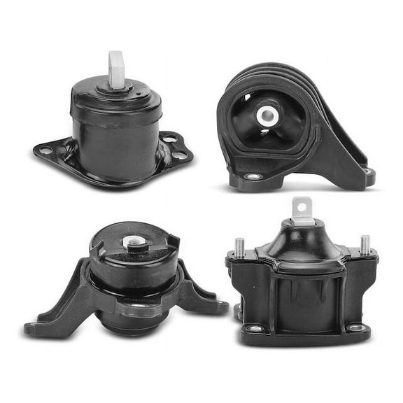 Engine Mount and Transmission Mount Kit 4 - Compatible with 2015 - 2020 Acura TLX 2.4L 4-Cylinder 2016 2017 2018 2019