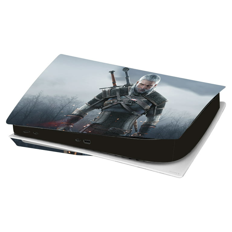 GameXcel Vinyl Decal Protective Cover Wrap Sticker vinilo Calcomanía for  Sony PS5 Disk Console and Wireless Controller(The Witcher 3 Wild Hunt) 