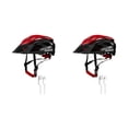 thumbnail image 2 of Naiovety Casco de ciclismo con luces, bicicletas de carretera de montaña, seguridad de carga, casco de bicicleta integrado, gorras de patinaje negro rojo METRO 2piezas, 2 of 6