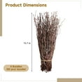 thumbnail image 5 of 200 PCS Natural Birch Twigs, Natural Birch Branches for Vase, Dried Sticks for DIY Crafts, Rustic Centerpiece Fillers, Decorative Wood Stems for Floral Arrangements, Holiday Decor, 5 of 6