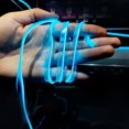 thumbnail image 4 of Luces de tira LED para automóvil, cable de alambre EL, lámpara decorativa de ambiente automático, luz ambiental para Ford Focus 2 1, Fiesta, Mondeo 4 3, 4 of 5