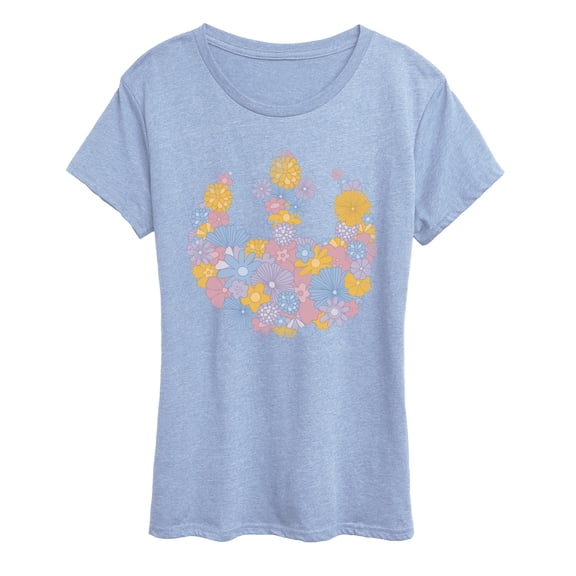 Star Wars - Rebel Flower Logo - Women's Short Sleeve Graphic T-Shirt