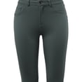 thumbnail image 4 of A2Y Women's Comfort Mordern Stretch Skinny Ponte Pants Charcoal S, 4 of 7