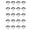 White-2XL, variant on 100Pcs Washable Fabric Size Labels Assorted Size Clothing Labels For Garment Marking Household Clothing Identification