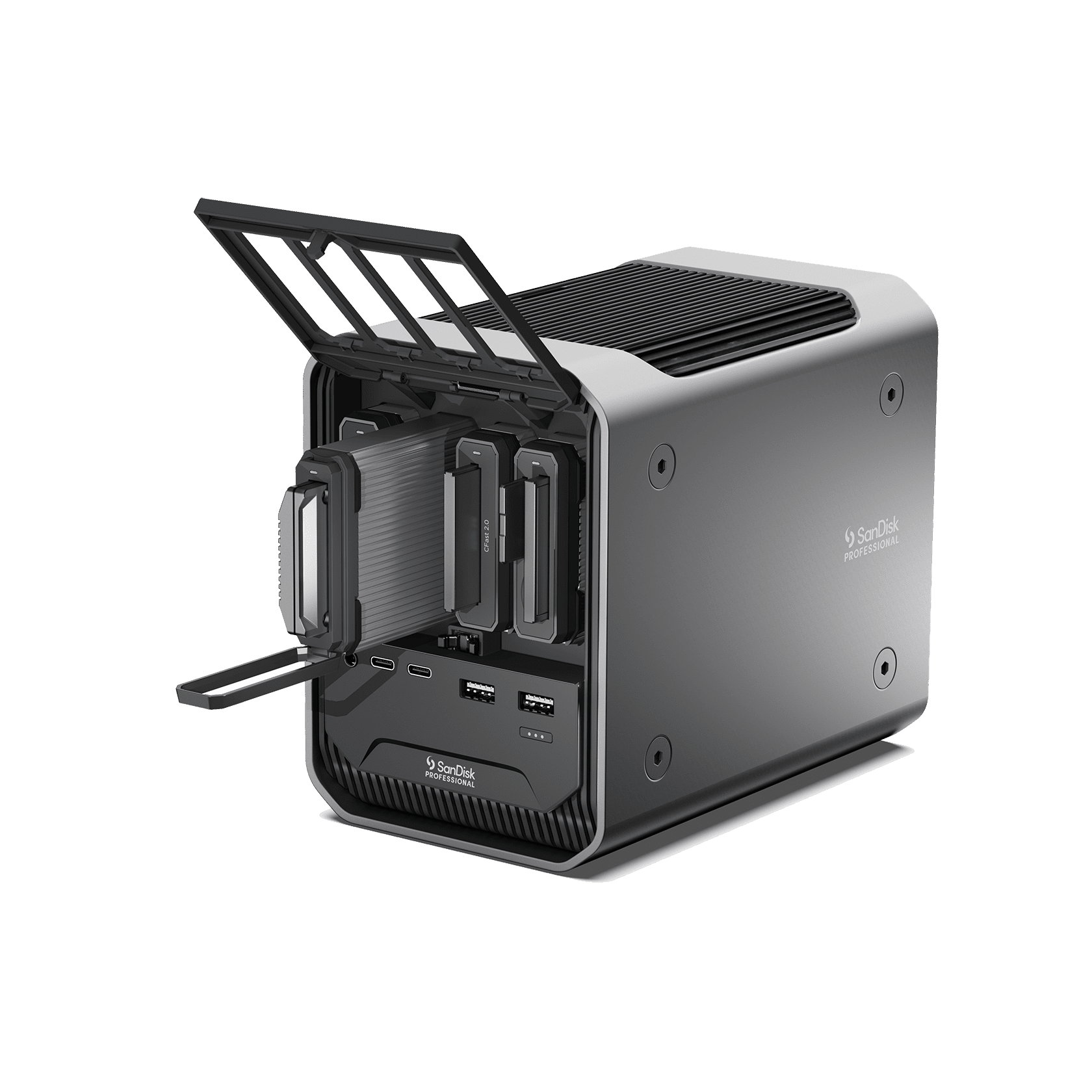 SanDisk Professional PRO-Dock 4, 4-Bay Reader Docking Station - SDPD14F-0000-NBAAD