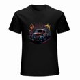 thumbnail image 1 of Car T-shirt Automobile unisex T-shirt Unisex tees Causal cotton Colourful print, 1 of 5