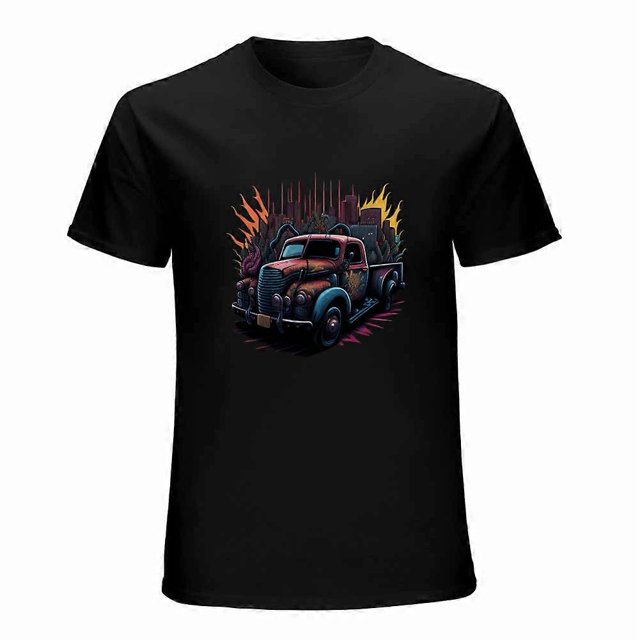 Car T-shirt Automobile unisex T-shirt Unisex tees Causal cotton Colourful print