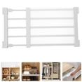 thumbnail image 4 of KAKOWELY Étagères de Garde-Robe Séparateur d'Armoire Étagère Réglable Diviseur de Garde-Robe Planche Support de Rangement Sans Perçage Étagère à Tension de Garde-Robe21.65"X9.45"X1.06 Pouces, 4 of 5