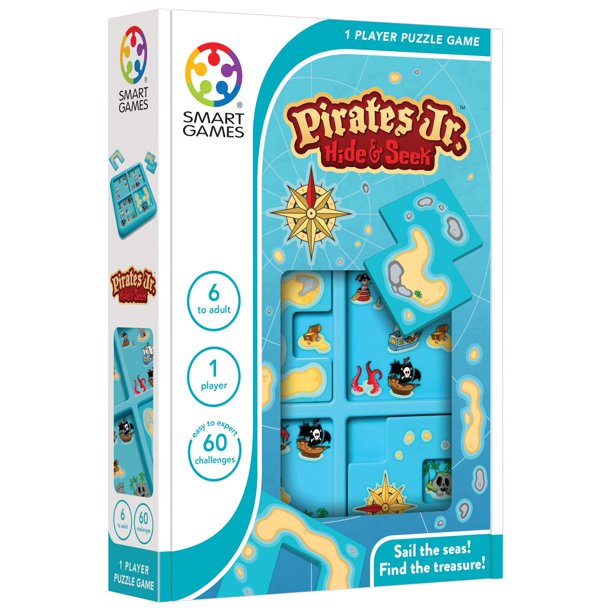 Smartgames Hide Seek Pirates Jr Skill Building Travel Game For Ages 6 Adult Walmart Com