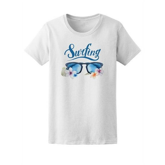 Ocean Beach Holiday Surfing T-Shirt Women -Image by Shutterstock, Female Medium