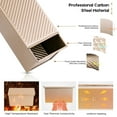 thumbnail image 6 of Amagabeli Pullman Loaf Pan with Lid 8.4”x4.5”x4.1” Toast Mold with Cover for Baking Bread Nonstick Bakeware Carbon Steel Corrugated Bread Baking Roasting Toaster Bake Mold Homemade Cakes Baking Golden, 6 of 8