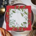 thumbnail image 6 of NWOKYZGH 20 Pack Christmas Paper Napkins Disposable Poinsettia Luncheon Napkins Decorative Xmas Dinner Hand Napkin for Party Supplies, 6 of 6