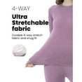 thumbnail image 3 of Iguana Women 100% Merino Wool Base Layer Top Long Sleeve Ski Thermal Shirt Midweight, 3 of 7