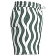 thumbnail image 3 of Traje de Baño OP Para Hombre Estampado Rayas Verde Talla CH, 3 of 4