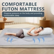 Slsy Japanese Floor Mattress Futon Mattress, Twin Size 39x 80 Foldable Mattress, Roll Up Mattress Sleeping Tatami Mat Floor Lounger Guest Bed