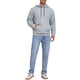 thumbnail image 2 of SUDADERAS CON CAPUCHA PULLOVER JACQUARD DE MANGA LARGA PARA HOMBRES CON BOLSILLOS Y CORDÓN 2XL GRIS, 2 of 6