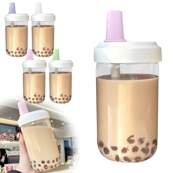 CPHDW7 Travel Tumbler, Large Capacity Plastic Cup with Lid and Straw for Iced Coffee Boba Milk Tea, Reusable Drinking Cup for Home Office Outdoor