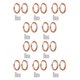 thumbnail image 2 of Pendientes de aro de plata Jumpingount oro rosa 2.5*18mm 10piezas, 2 of 6