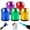 5PC, variant on Strong Magnetic Screw Ring with Screwdriver Bit, 1/4 Inch/6.35mm Universal Magnetic Screw Ring Head, Screwdriver Head Magnetic Ring for Drill, Removable Magnetic Screw Holder for Hex Bits (5PC)