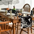 thumbnail image 3 of SM-XLHN Silhouette Tree Crows Halloween Table Runner, Branches Fall Kitchen Dining Table Decoration for Outdoor Home Party 13x36 Inch, 3 of 6