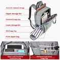 thumbnail image 4 of Tignapoo Cwatcun L5 Sac à Dos Appareil Photo Reflex Numérique Gris Clair Imperméable avec Design Antichoc, Grande Capacité pour Appareil Photo, Ordinateur Portable, Trépied et Accessoires, Sac à Bandoulière de Voyage, 4 of 7