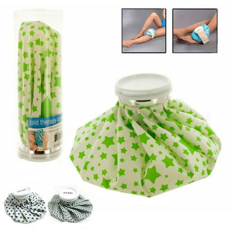 Reusable Ice Bag Pack 9 Inch Cold Therapy English Ice Cap Design First Aid