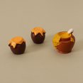 thumbnail image 4 of 1 juego de tarro de miel en miniatura: accesorios para casa de muñecas, tarro de mermelada de resina, decoración de fiesta con temática de abejas, manualidades DIY, micropaisajes decorativos., 4 of 7