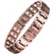 thumbnail image 1 of Men's Copper Magnetic Bracelet Elegant 99.99% Solid Copper Bracelets with Double-Row Strong Magnets, Magnetic Field Therapy Jewelry (Copper), 1 of 5