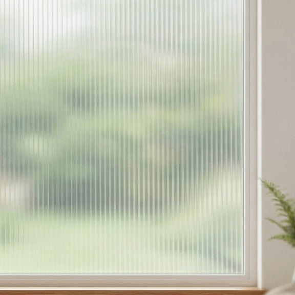 Unique Bargains Decorative Static Cling Window Privacy Film White 39.4" x 23.6"