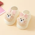 thumbnail image 3 of Ugoldhm Baby & Toddler Thickened Plush Socks - Warm Cotton Soft Winter Non-Slip Socks with Bear Design, 3 of 3