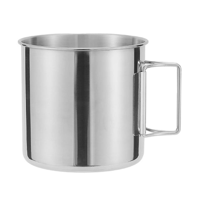 Taza de fogata Zulema para acampar apilable inastillable de boca ancha 600ml