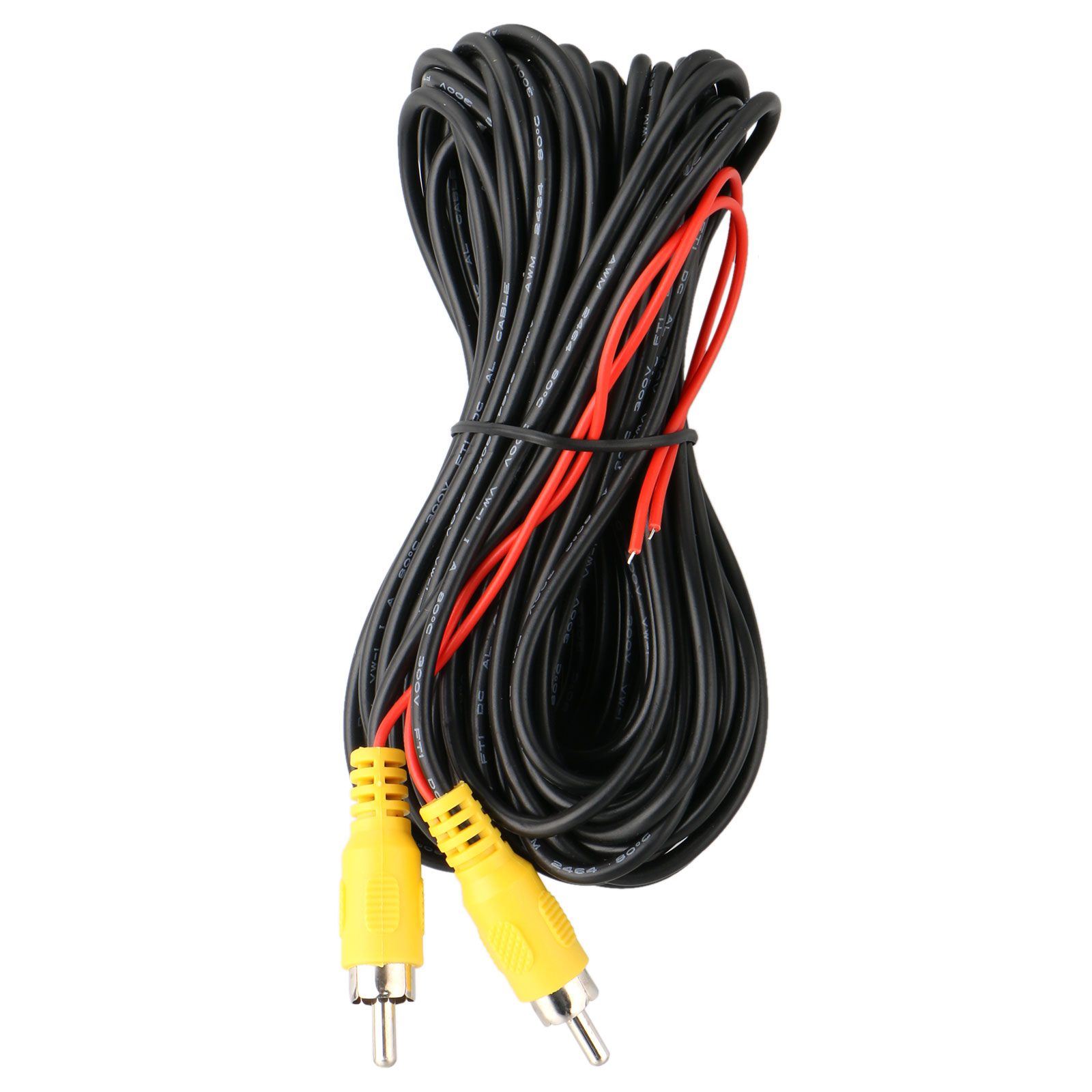 32FT Car Auto RCA Extension Video Cable Rear View Backup Camera Detection Wire 最大95％オフ！