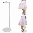 thumbnail image 2 of 3-pack White Adjustable Doll Stand for 35-46 cm Baby Dolls Display Holder, 2 of 3