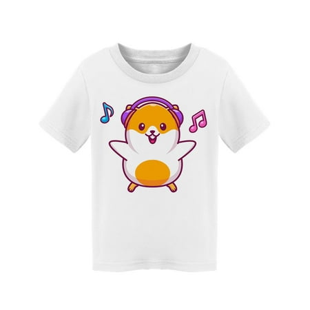 

Hamster Listening To Music T-Shirt Toddler -Image by Shutterstock 2 Toddler