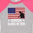 thumbnail image 4 of Inktastic Military Soldier Daddy Always My Hero Boys or Girls Baby Bodysuit, 4 of 5
