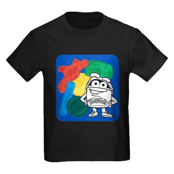 CafePress - Play Doh Can Splatter T Shirt - Dark T-Shirt Kids XS-XL