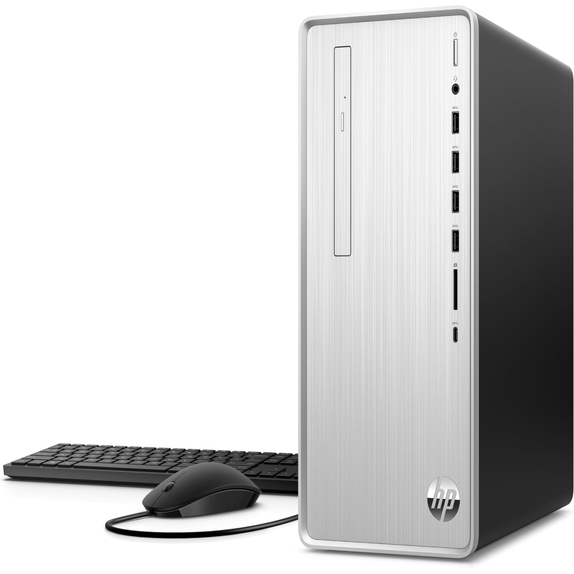 HP Pavilion Desktop Computer,Intel Core i3-10100,8GB(DDR4,1 DIMM),512GB  SSD,Windows 10,DVD-RW,802.11AC 1x1 Wi-Fi + BT,HP Wired KBM  (CG),3-in-1,Intel 