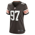 thumbnail image 2 of Women's Nike Tommy Togiai  Brown Cleveland Browns  Game Jersey, 2 of 7