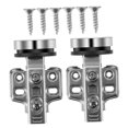thumbnail image 3 of OUNONA 2pcs Adjustable Kitchen Door Hinges Hinge Steel Buffer Home Improvement, 3 of 7