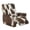 Brown Cow Print, variant on KUIFORTI Zebra Stripe Recliner Chair Sofa Slipcover Non Slip Recliner Couch Covers Furniture Protector for Living Room Scratch-resistant Lazyboy Recliner Covers