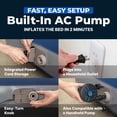 thumbnail image 4 of Bestway SleepSupport Air Mattress Twin 12” with Built-in AC Pump, 4 of 9