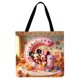 thumbnail image 2 of Flores en la puerta-Bolso Tote Lino Gran Capacidad, 2 of 2