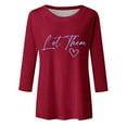thumbnail image 5 of Women Blouses Blouses Classic Pajama Tops Women Soft Flannel Shirt V Neck Tees S Womens Tops S Cool Shirts Fall Fashion Long Button up Shirt Long Sleeve Shirts Bulk Valentines Day Wine M, 5 of 5